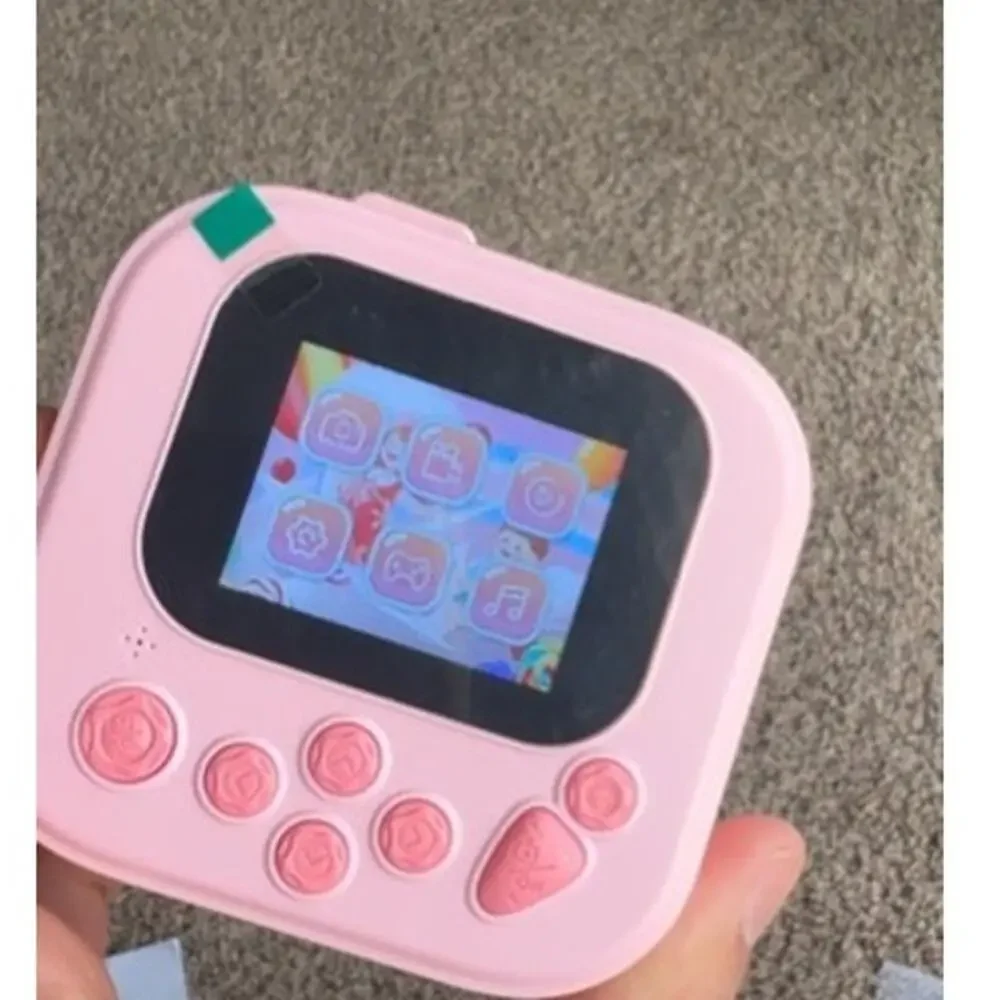 Instant Print Camera for Kids Pink 1080P HD with Thermal Printing HODDRCCN 32G
